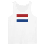 Débardeur drapeau pays-bas coton peigné tissu léger