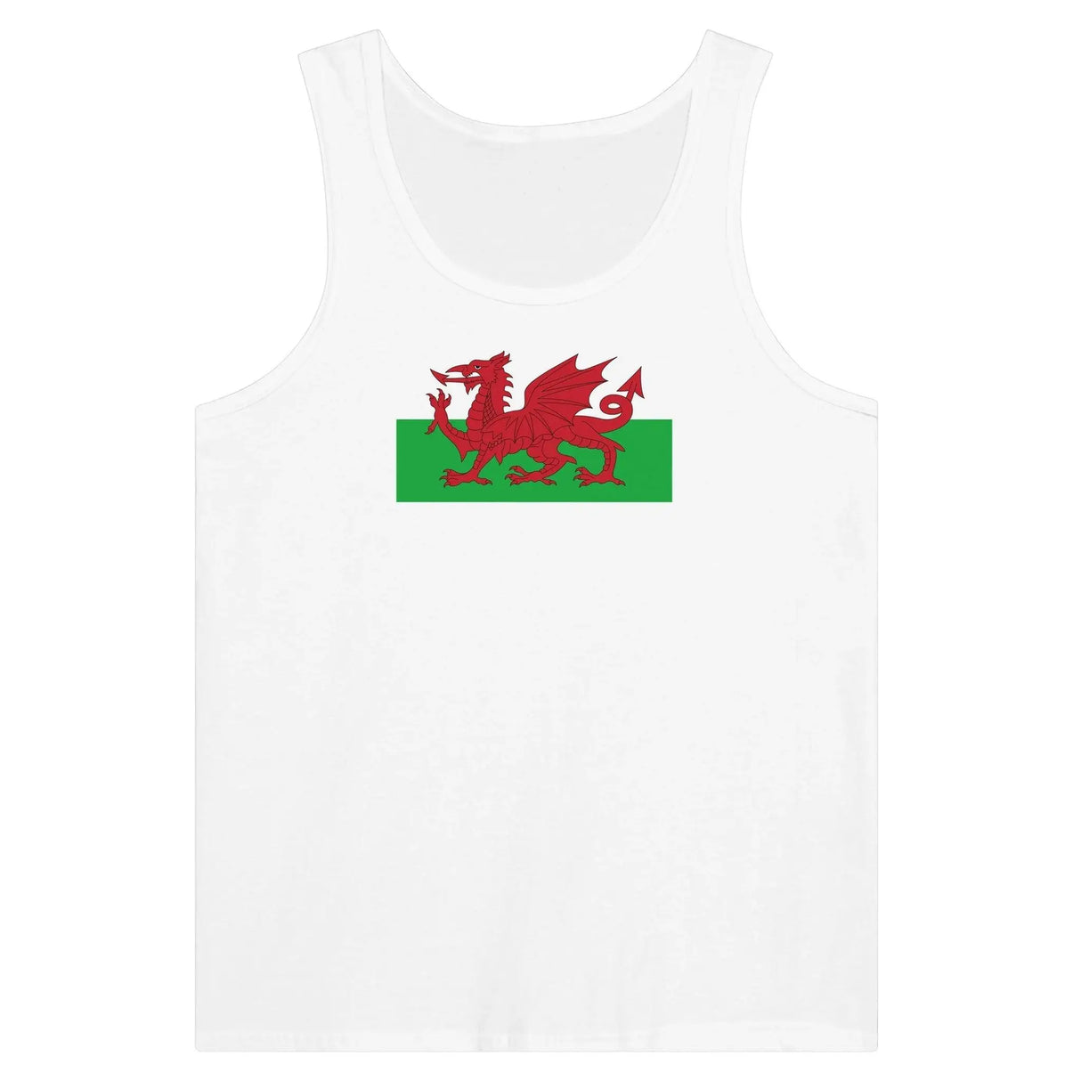 Débardeur drapeau pays de galles tissu léger doux