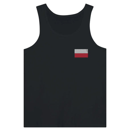 Débardeur drapeau pologne en broderie - pixelformaflag