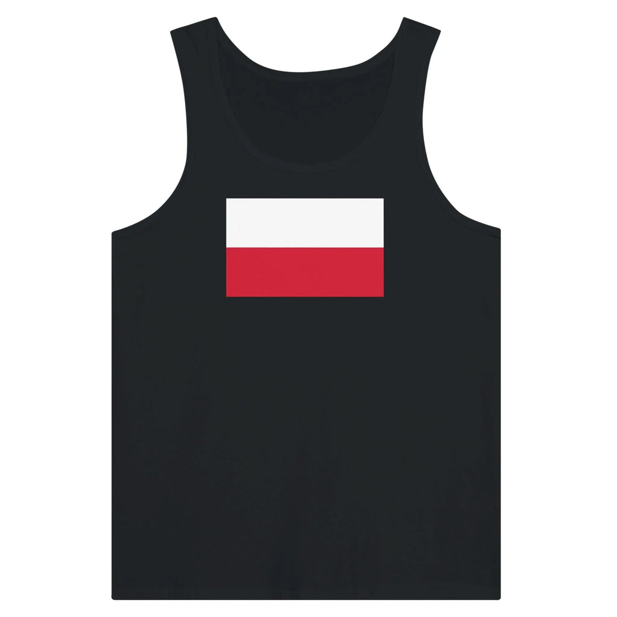 Débardeur drapeau pologne tissu léger douceur supérieure