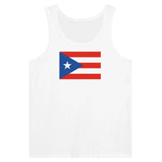 Débardeur drapeau porto rico tissu léger filé à l’anneau