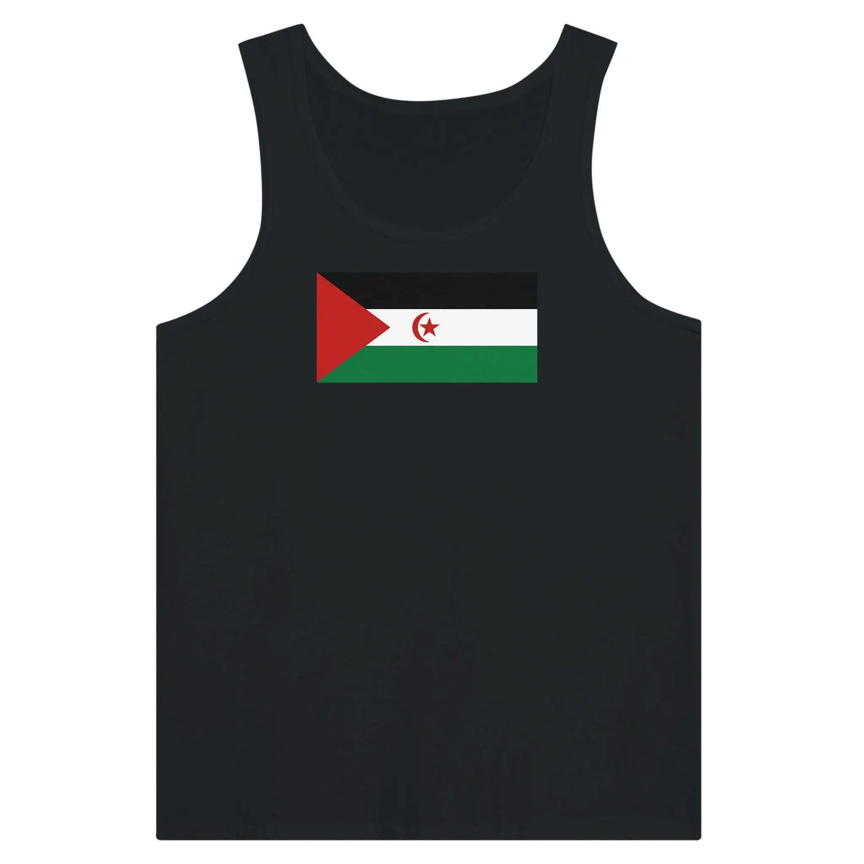 Débardeur drapeau république arabe sahraouie tissu léger