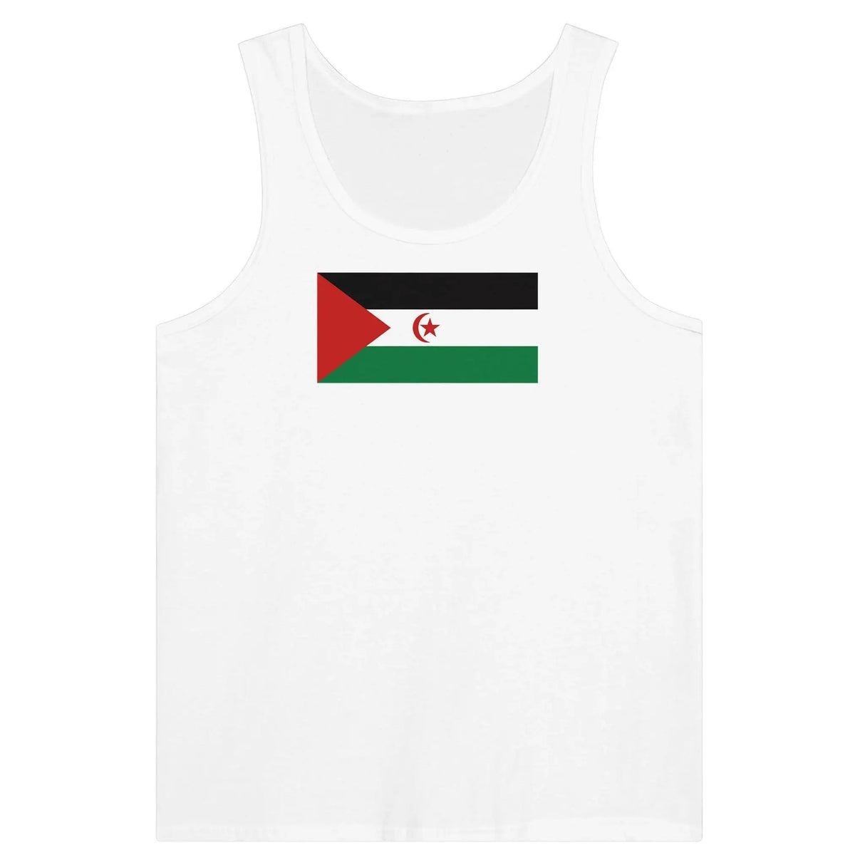 Débardeur drapeau république arabe sahraouie tissu léger