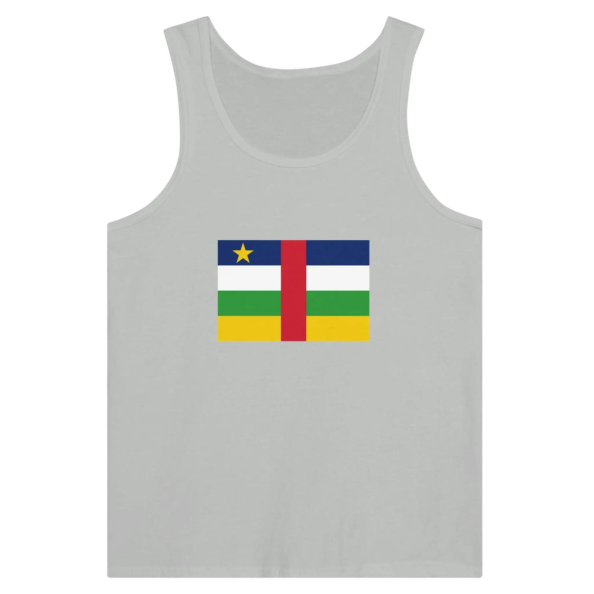 Débardeur drapeau république centrafricaine tissu léger