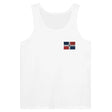 Débardeur drapeau république dominicaine broderie coton