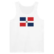 Débardeur drapeau république dominicaine tissu léger coton