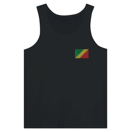 Débardeur drapeau république du congo en broderie - pixelformaflag