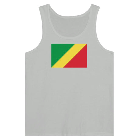 Débardeur drapeau république du congo tissu léger stylé