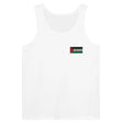 Débardeur drapeau sahraoui brodé en tissu léger élégant