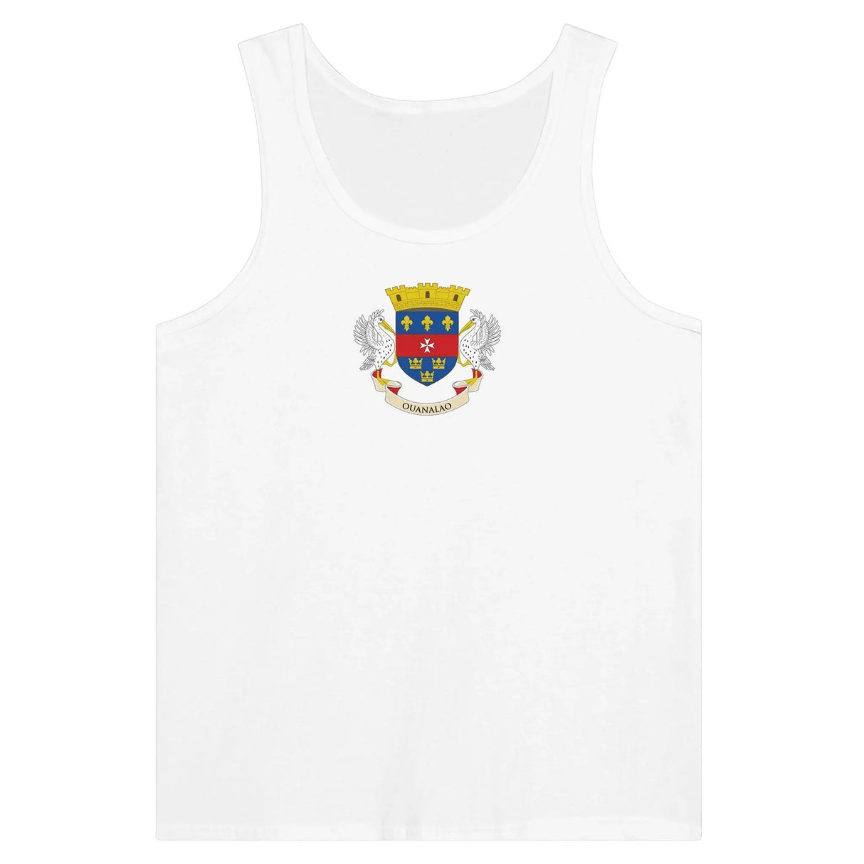 Débardeur drapeau saint-barthélemy tissu léger résistant