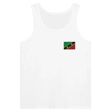 Débardeur drapeau saint-christophe-et-niévès en broderie - pixelformaflag