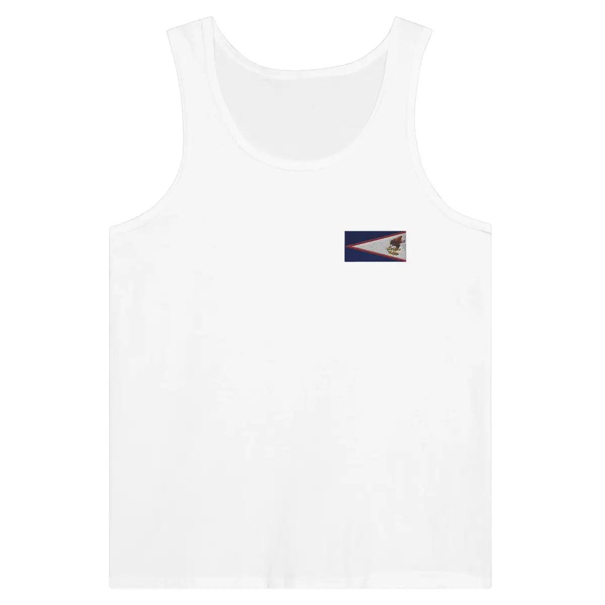 Débardeur drapeau samoa américaines en broderie - pixelformaflag
