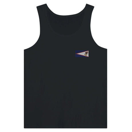 Débardeur drapeau samoa américaines tissu léger broderie