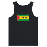 Débardeur drapeau sao tomé-et-principe tissu léger