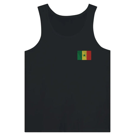 Débardeur drapeau sénégal en broderie - pixelformaflag