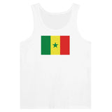 Débardeur drapeau sénégal tissu léger couleurs vives