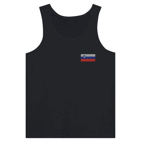 Débardeur drapeau slovénie tissu léger broderie couleur