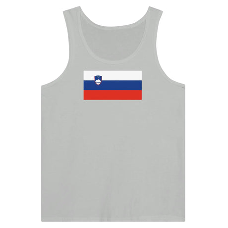 Débardeur drapeau slovénie tissu léger filé à l’anneau