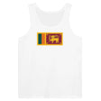 Débardeur drapeau sri lanka coton peigné tissu léger