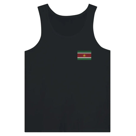 Débardeur drapeau suriname en broderie - pixelformaflag