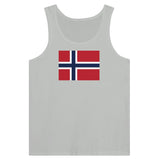 Débardeur drapeau svalbard jan mayen tissu léger imprimé
