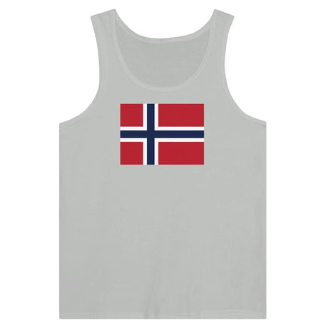 Débardeur drapeau svalbard jan mayen tissu léger imprimé