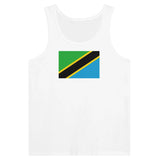 Débardeur drapeau tanzanie tissu léger couleurs vives