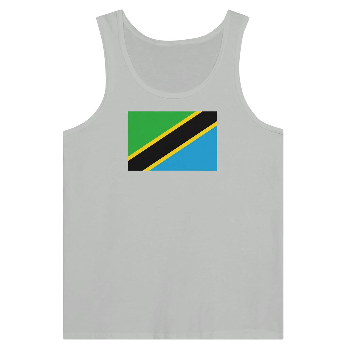 Débardeur drapeau tanzanie tissu léger couleurs vives