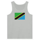Débardeur drapeau tanzanie tissu léger couleurs vives