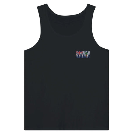 Débardeur drapeau territoire britannique broderie légère