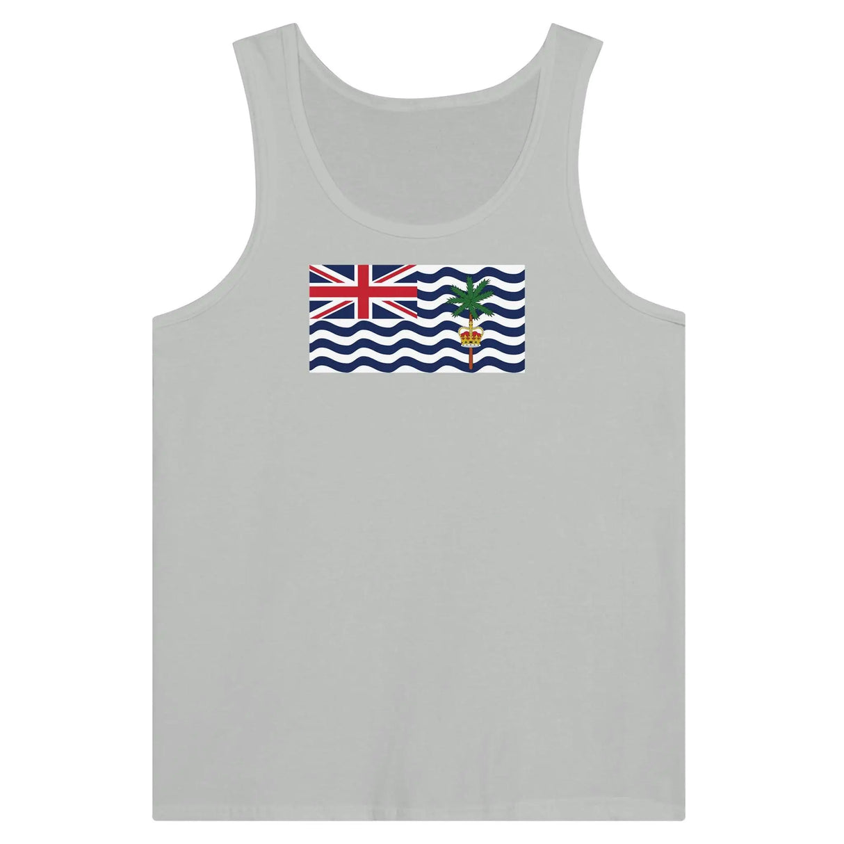 Débardeur drapeau territoire britannique tissu léger stylé
