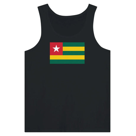 Débardeur drapeau togo tissu léger filé à l’anneau