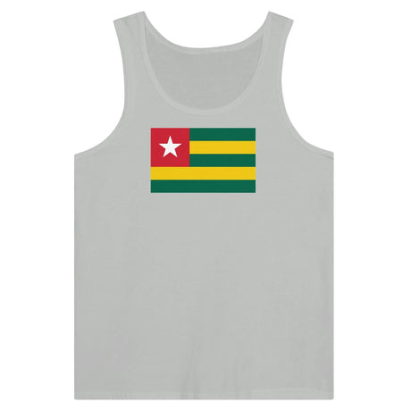 Débardeur drapeau togo tissu léger filé à l’anneau