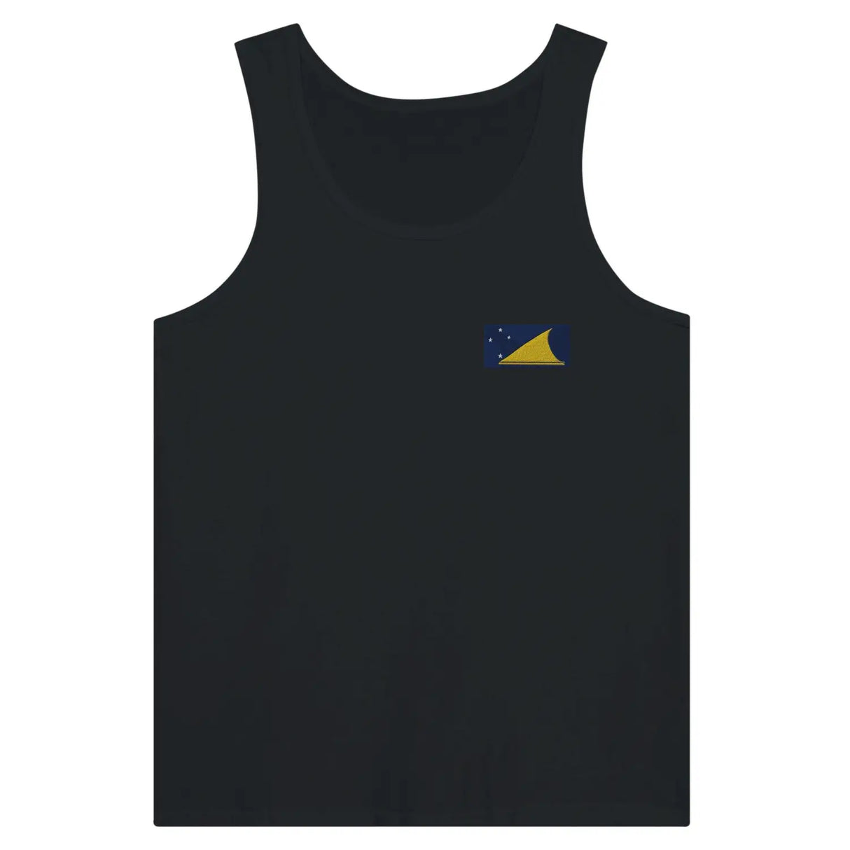 Débardeur drapeau tokelau en broderie - pixelformaflag