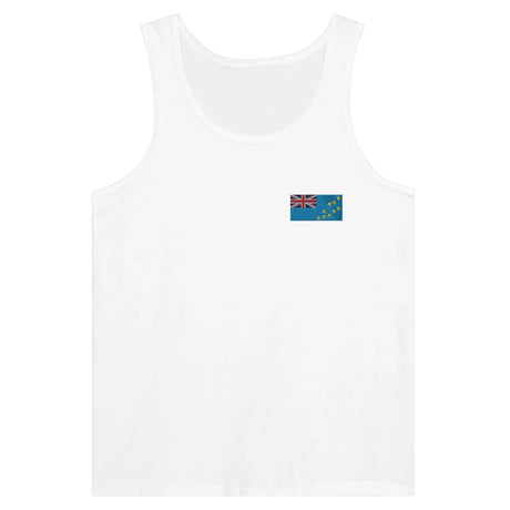 Débardeur drapeau tuvalu en broderie - pixelformaflag