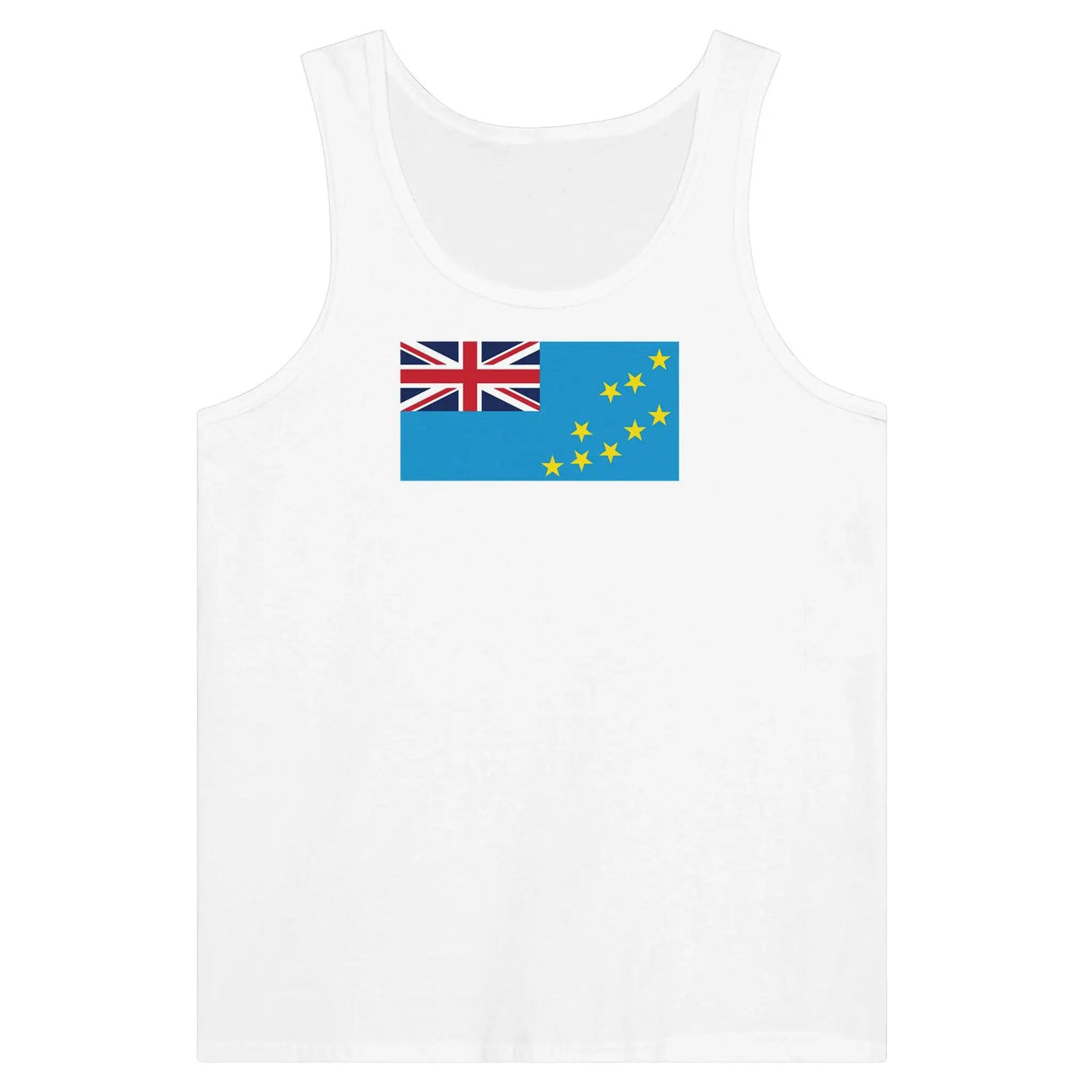 Débardeur drapeau tuvalu tissu léger confortable couleur