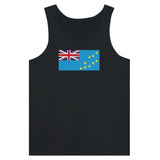 Débardeur drapeau tuvalu tissu léger confortable couleur
