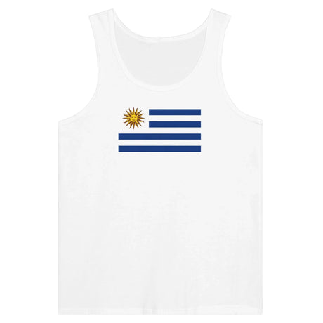 Débardeur drapeau uruguay tissu léger excellente respirabilité