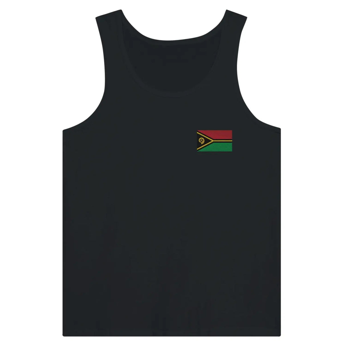 Débardeur drapeau vanuatu en broderie - pixelformaflag