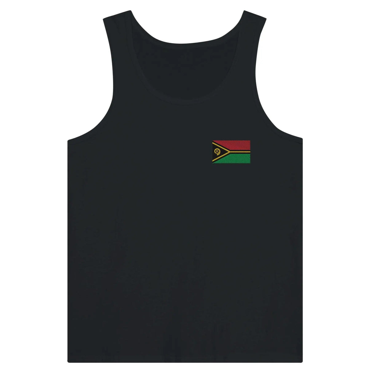 Débardeur drapeau vanuatu tissu léger broderie couleur