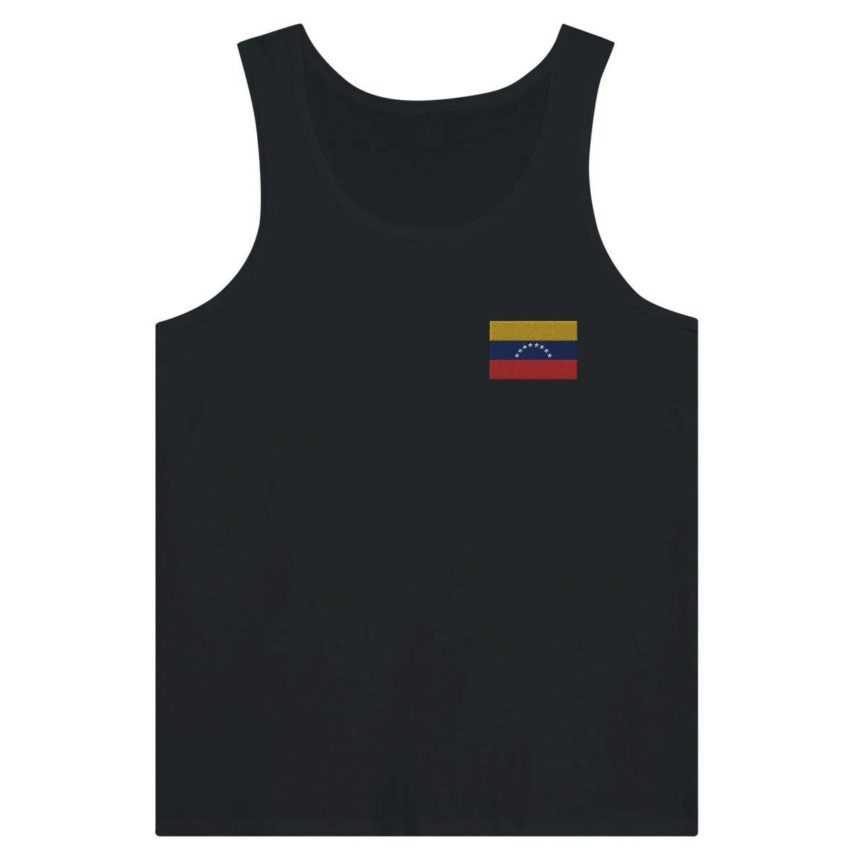Débardeur drapeau venezuela broderie couleur tissu léger