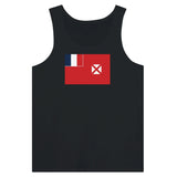 Débardeur drapeau wallis-et-futuna tissu léger imprimé