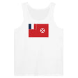 Débardeur drapeau wallis-et-futuna tissu léger imprimé