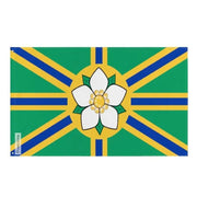 Drapeau abbotsford polyester résistant avec œillets à gauche
