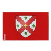 Drapeau acton vale polyester résistant avec œillets à gauche