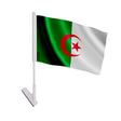 Drapeau adhésif algérie polyester souple facile à coller