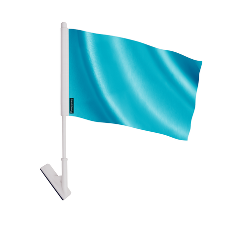 Drapeau adhésif bleu en polyester - pixelforma