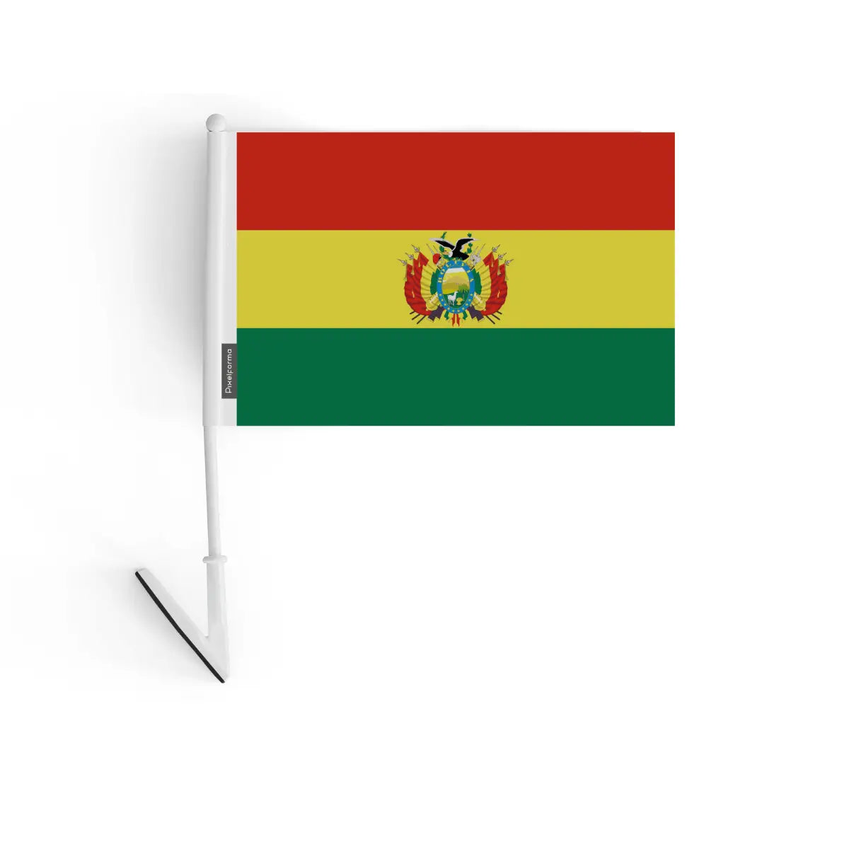 Drapeau adhésif Bolivie officiel en Polyester - Pixelforma 