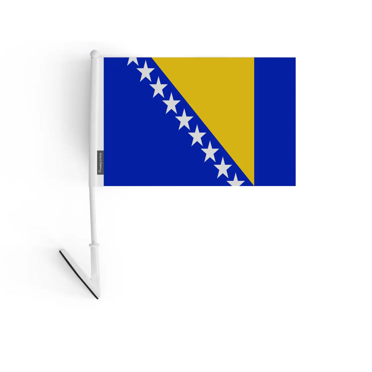 Drapeau adhésif bosnie-herzégovine en polyester - pixelforma