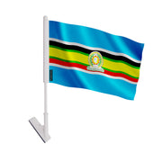 Drapeau adhésif communauté d’afrique polyester souple vitrine